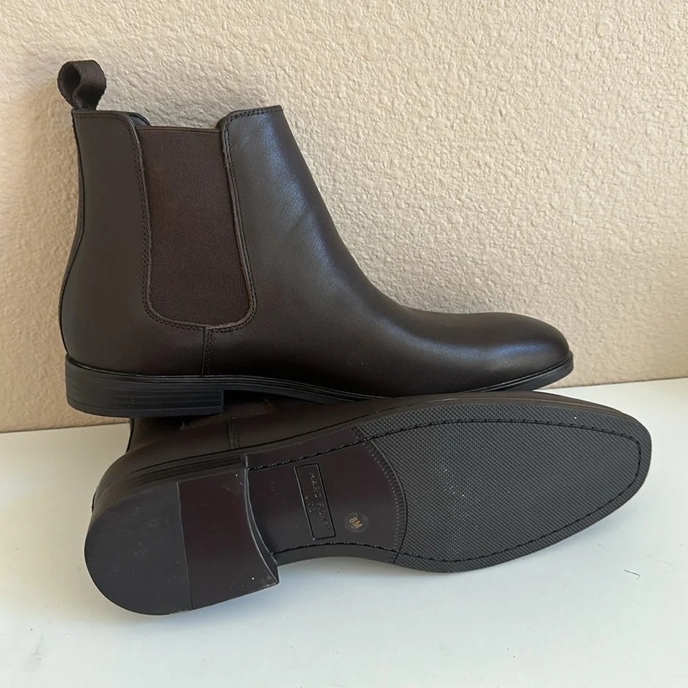 Marc Fisher LTD Men’s Burke brown boots size 8